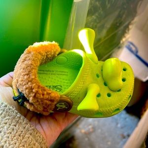 SHREK Crocs Size C12 kids